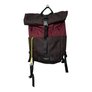 Timbuk2 Maroon and Black Rolltop Backpack